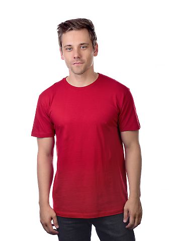 M1045 Crew Neck Men's Jersey T-Shirt  Red front view