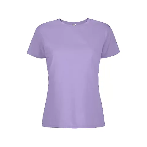 12500 Delta Apparel Ladies 30/1's Soft Spun Tee 4. in Lavender front view