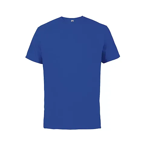 12600 Delta Apparel Adult 30/1's Soft Spun Tee 4.3 in Royal front view