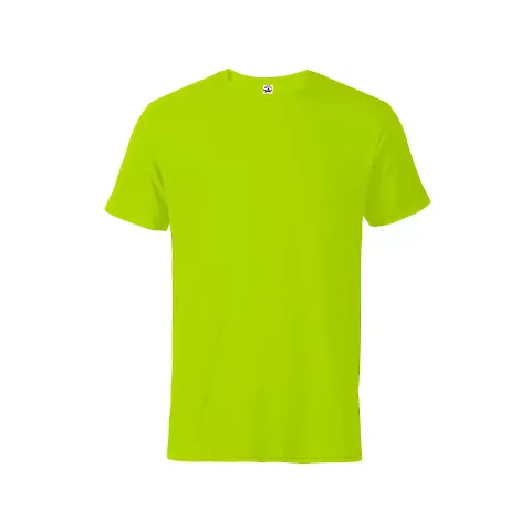 11600N Delta Apparel Adult 30/1's Fitted tee 4.3 o in Lime front view