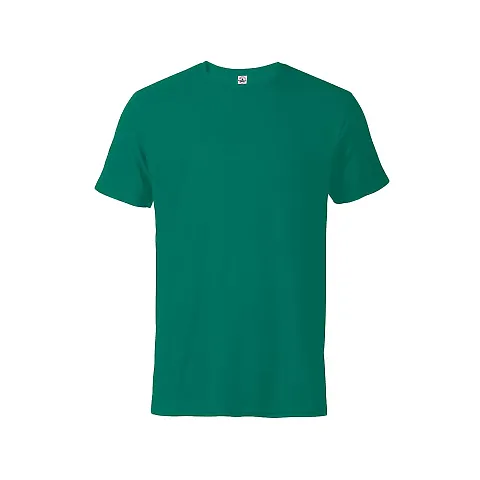 11600N Delta Apparel Adult 30/1's Fitted tee 4.3 o in Jade front view