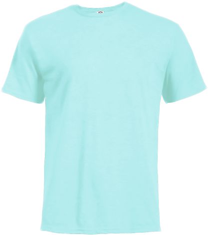 18100 Delta Apparel Adult 30/1's Athletic Fit Tee  CELADON front view