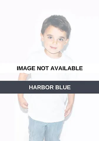 YC1040 Cotton Heritage Youth Cotton Crew T-Shirt Harbor Blue front view