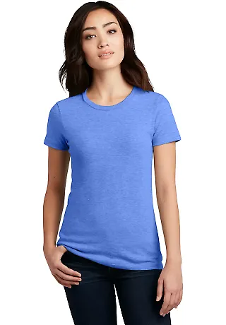 DM108L District Made Ladies Perfect Blend Crew Tee in Htrdroyal front view