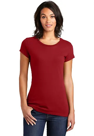 DT6001 Juniors Very Important Tee Classic Red front view
