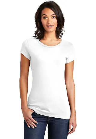 DT6001 Juniors Very Important Tee White front view