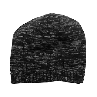 DT620 District Spaced-Dyed Beanie  Black/Charcoal front view