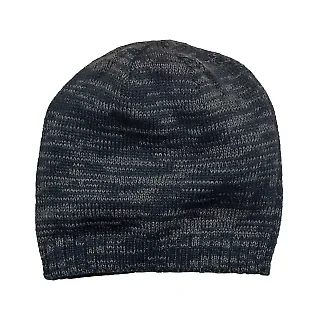 DT620 District Spaced-Dyed Beanie  New Navy/Char front view