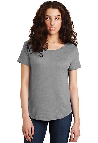 Alternative Apparel AA5064 Women's Backstage 50/50 in Smoke grey front view
