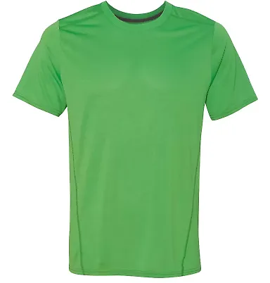 Gildan G470 Adult Tech T-Shirt ELECTRIC GREEN front view