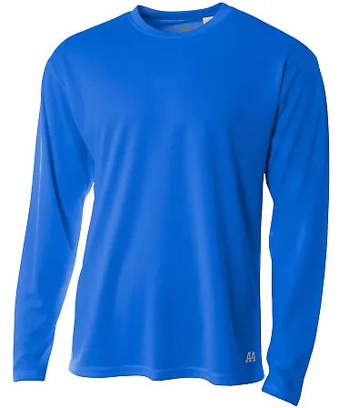 Men's White Long Sleeve Blank T-Shirts - 100% Polyester