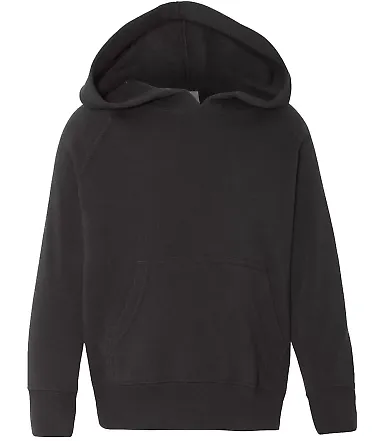 Independent Trading Co. PRM10TSB Toddler Hoodie Black front view