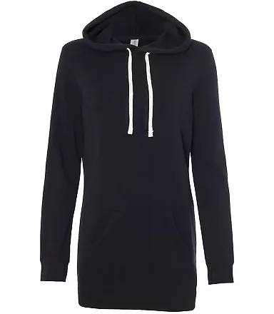 Independent Trading Co. PRM65DRS Women's Hoodie Dr Black front view