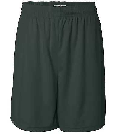Badger 4107 B-Dry Core Shorts Forest front view