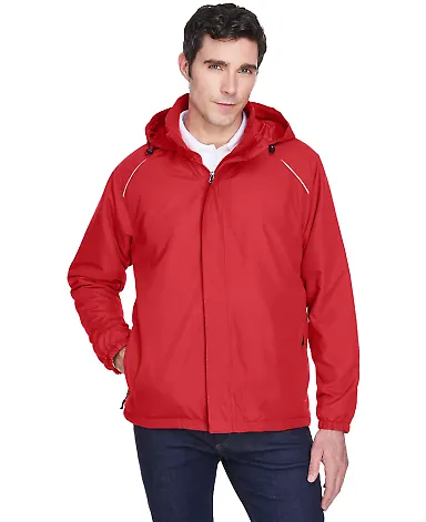 88189 Ash City - Core 365 Men's Brisk Insulated Ja CLASSIC RED front view