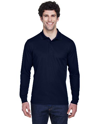 88192T Ash City Core 365 Men's Tall Performance Lo in Classic navy front view