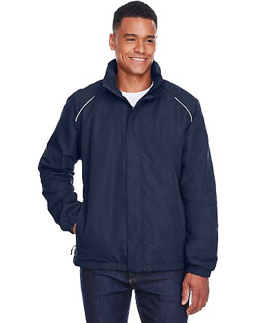 88224T Ash City - Core 365 Men's Tall All Seasons  in Classic navy front view