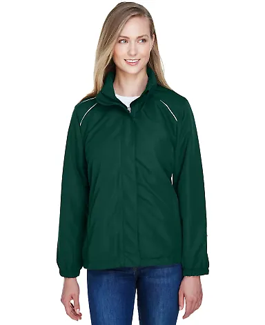 78224 Ash City - Core 365 Ladies' Profile Fleece-L FOREST front view
