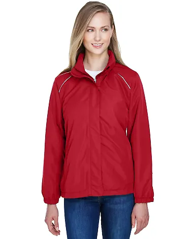 78224 Ash City - Core 365 Ladies' Profile Fleece-L CLASSIC RED front view