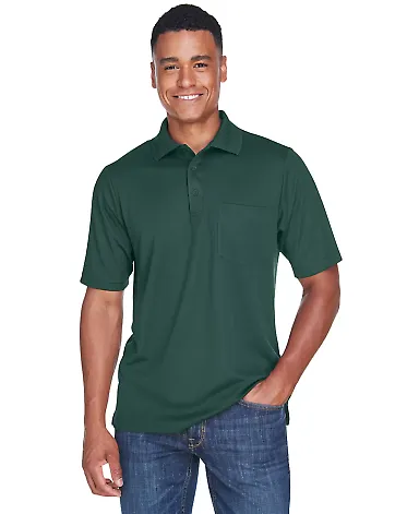 88181P Ash City - Core 365 Men's Origin Performanc FOREST front view