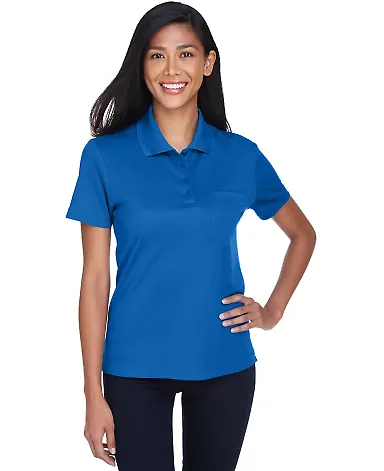 78181P Ash City - Core 365 Ladies' Origin Performa TRUE ROYAL front view
