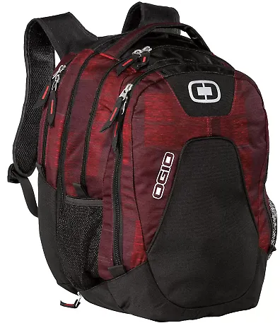 OGIO 411043 Juggernaut Pack Red/Charcoal front view