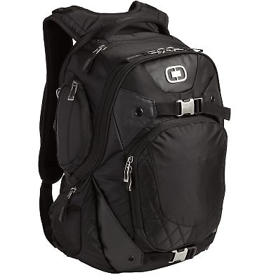 OGIO 411047 Squadron Pack Black front view