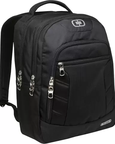 OGIO 411063 Colton Pack Black/Silver front view