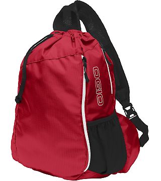 OGIO 412046 Sonic Sling Pack Bag Deep Red/Black front view
