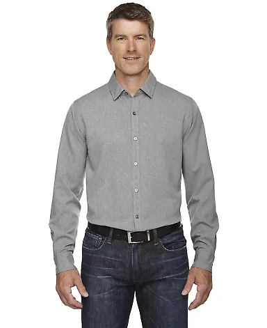 88802 Ash City - North End Sport Blue Men's Centra in Light heather front view