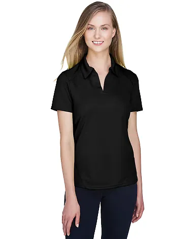 78632 Ash City - North End Sport Red Ladies' Recyc in Black front view
