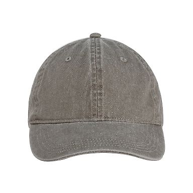 Authentic Pigment 1910 Pigment-Dyed Dad Hat in Mocha front view
