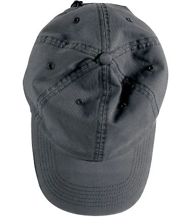 Authentic Pigment 1912 Direct-Dyed Dad Hat in Black front view
