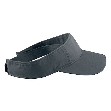 1915 Authentic Pigment Direct-Dyed Twill Visor in Black front view