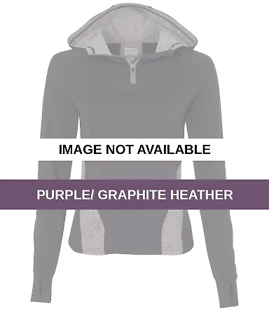 Augusta Sportswear 4812 Women's Freedom Performanc Purple/ Graphite Heather front view