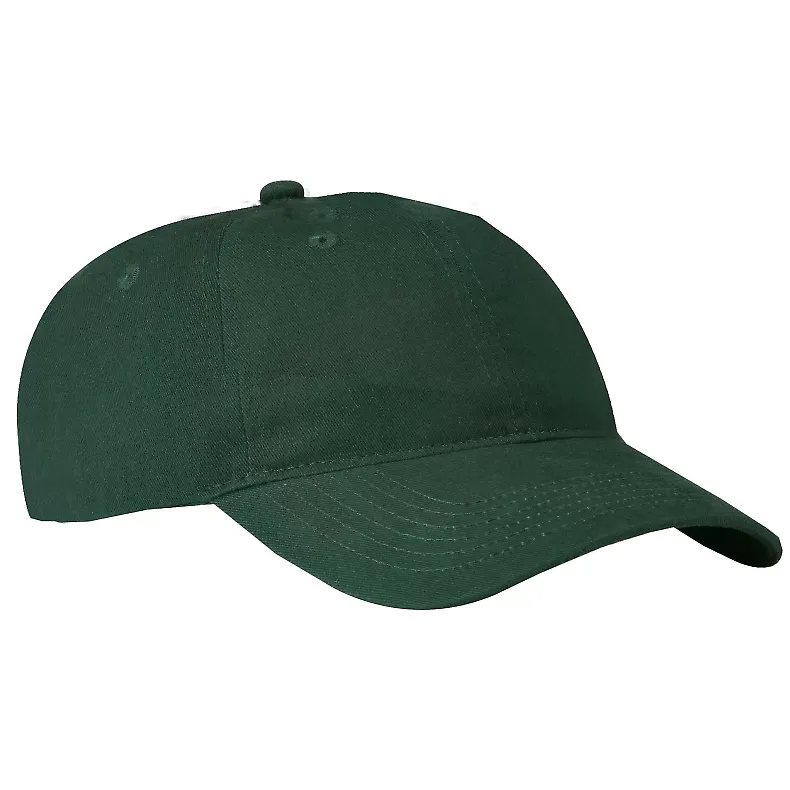 Port & Company CP77 Brushed Twill Dad Hat  Hunter front view