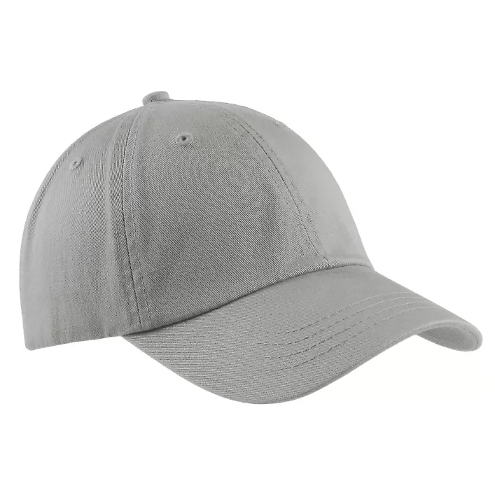 Port & Company CP78 Washed Dad Hat  Chrome front view
