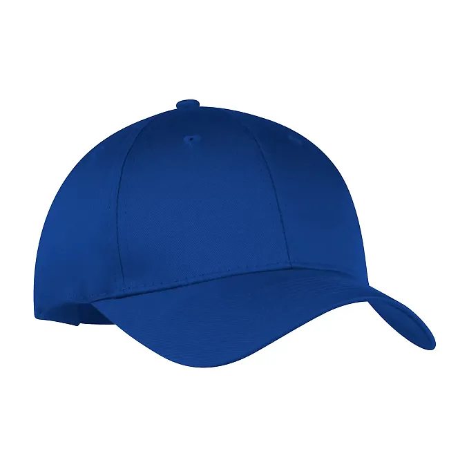 Port & Company CP80 Six-Panel Twill Cap Royal front view