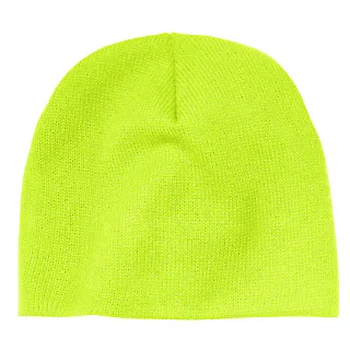 Port & Company CP91 Beanie Neon Yellow front view