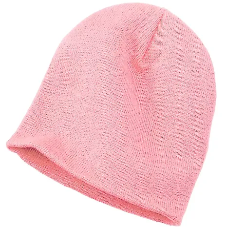 Port & Company CP94 Knit Skull Cap Light Pink front view