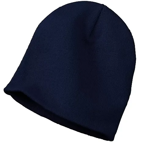 Port & Company CP94 Knit Skull Cap Navy front view
