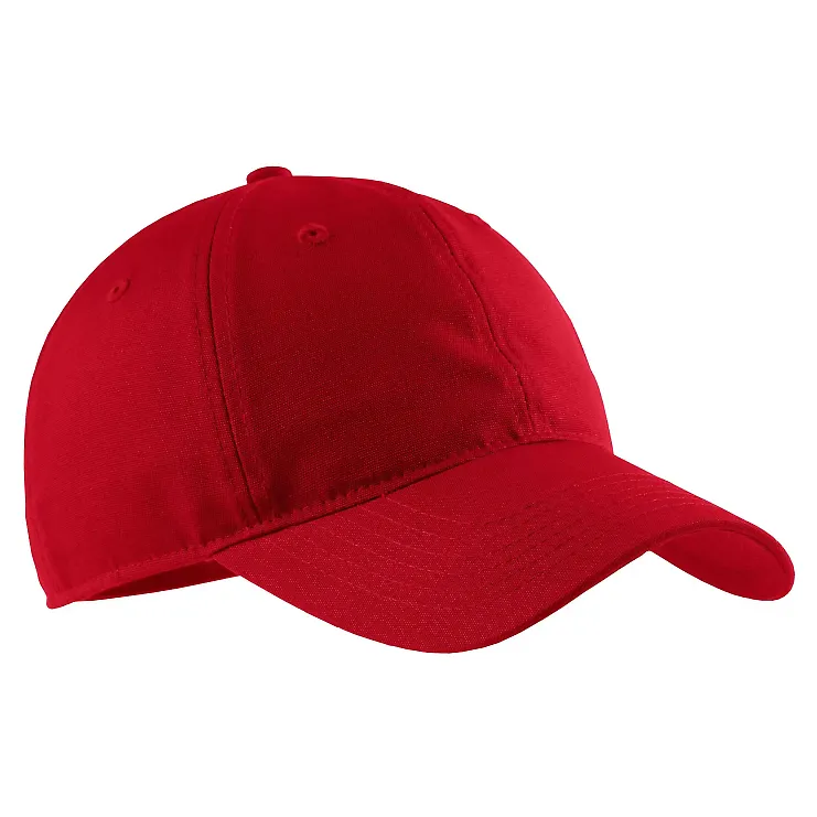 Port & Company CP96 Soft Brushed Canvas Dad Hat Red front view