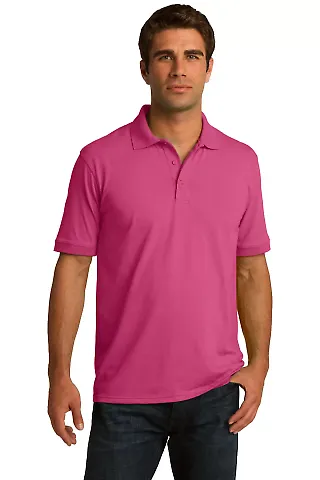 Port & Company KP55 Jersey Knit Polo Sangria front view
