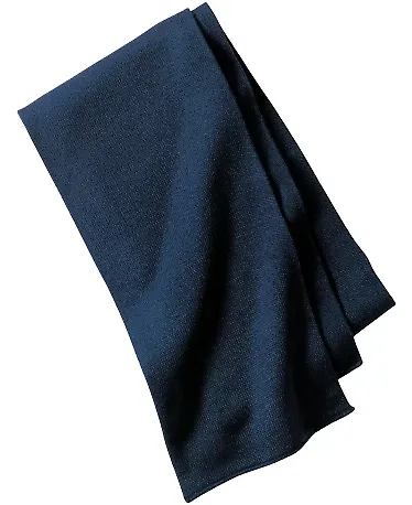 Port & Company KS01 Knitted Scarf Navy front view