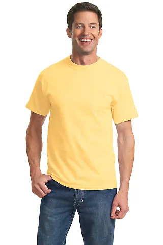 Port & Company PC61T Tall Essential T-Shirt Daffodil Ylw front view