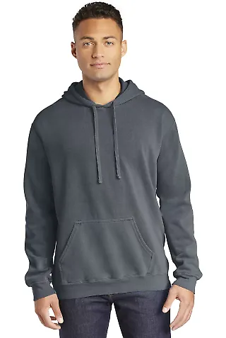 Comfort Colors 1567 Garment Dyed Hooded Pullover S in Denim front view