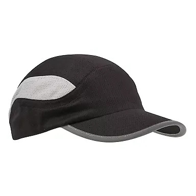 BA503 Big Accessories Mesh Runner Cap BLACK front view