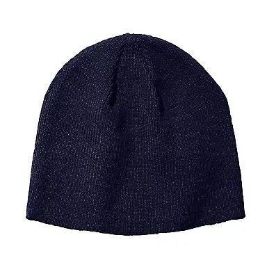 BX026 Big Accessories Knit Beanie NAVY front view