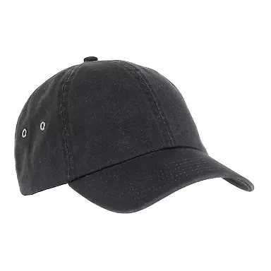 BA529 Big Accessories Washed Baseball Cap in Midnight front view