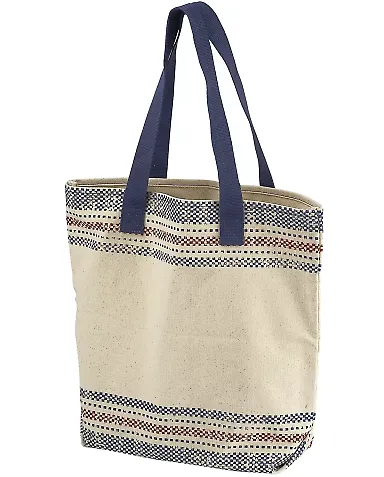BE066 BAGedge 12 oz. Canvas Print Tote in Grainsack front view